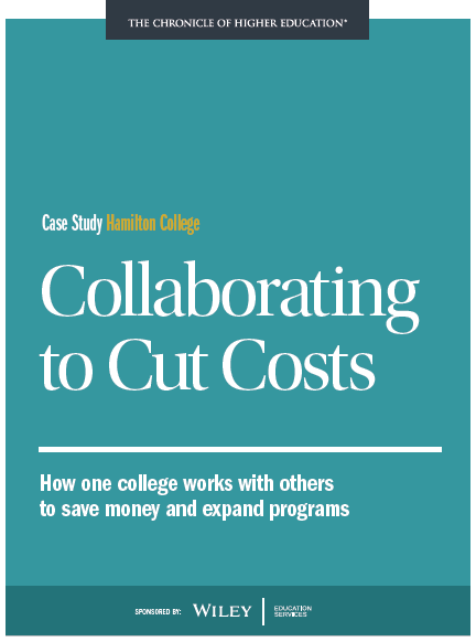 Collaborating to Cut Costs: How One College Works with Others to Save Money & Expand Programs