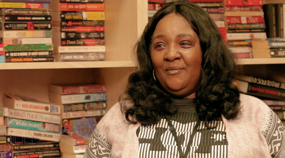 Sergeant Kim Watkins, one of the domiciliary participants, shares how Books@Work sparked new reading ambitions and encouraged her to embrace and learn from new perspectives. More comments from Sergeant Watkins may be found <a href='https://www.youtube.com/watch?v=G-IueChYn80'>here</a>.